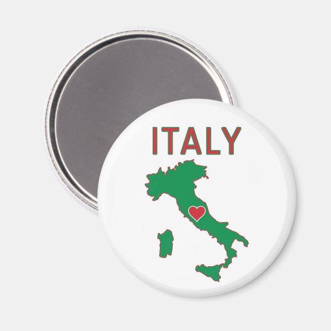 KARTA i ITALIEN Magnet (Front/Back)