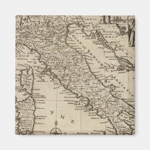 Karta i Italien Magnet