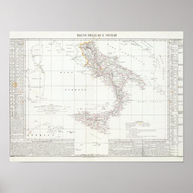 KARTA i ITALIEN Poster (Framsidan)