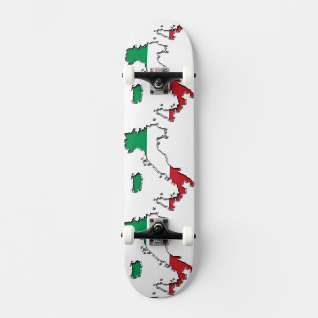 Karta i Italien Skateboard (Framsida)