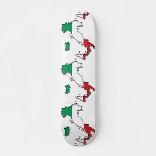 Karta i Italien Skateboard Bräda 20 Cm