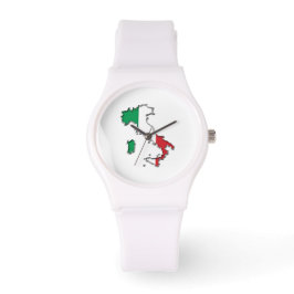 Karta i Italien Watch Armbandsur