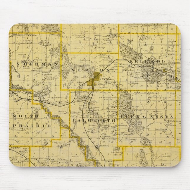 Karta i Jasper County, Iowa Musmatta (Framsidan)