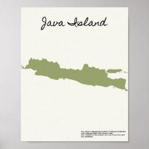 Karta i Java Poster
