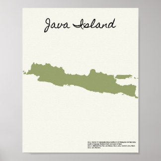 Karta i Java Poster