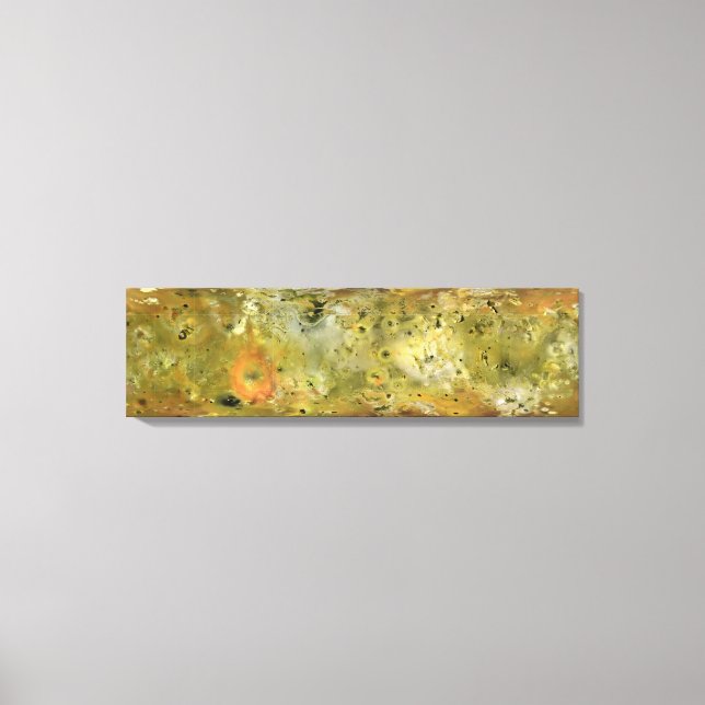 Karta i Jupiters måne Lo Canvastryck (Framsida)