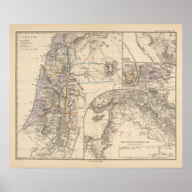 Karta i Kanada Poster (Framsidan)