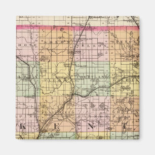 Karta i Kent County, Michigan Magnet
