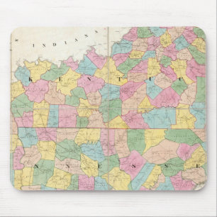 Karta i Kentucky & Tennessee Musmatta