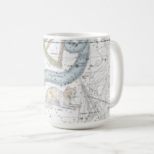 Karta i konstellationsplattan XXVI Kaffemugg
