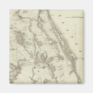 Karta i Krig i Florida Magnet