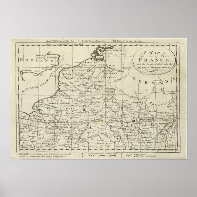 KARTA i KRIG i FRANKRIKE Poster (Framsidan)