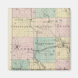 Karta i Marquette County & Westfield Magnet