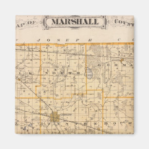 Karta i Marshall County Magnet