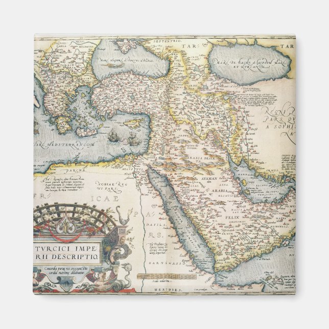 KARTA i MELLAN ÖSTERN Magnet (Framsidan)