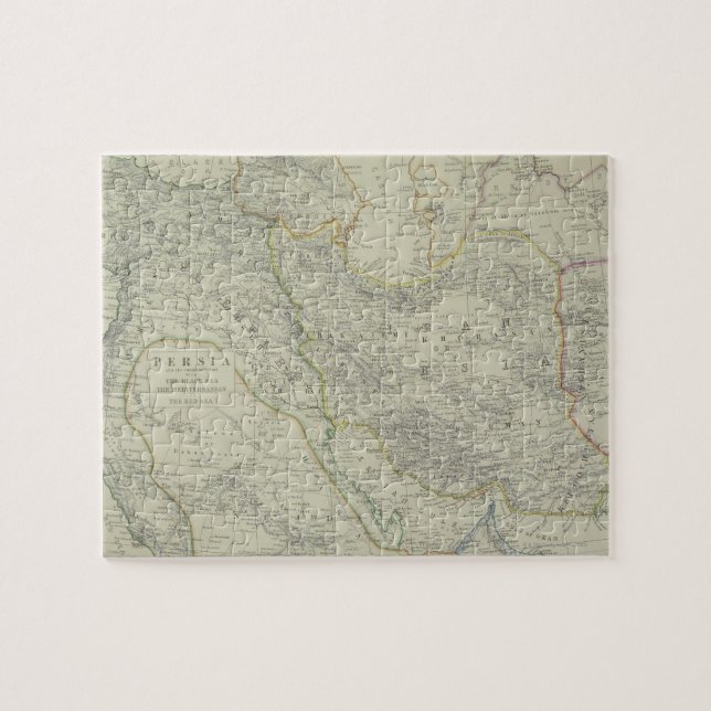 KARTA i MELLAN ÖSTERN Pussel (Horisontell)