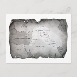 KARTA i MESOPOTAMIA-vykort Vykort