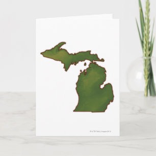 Karta i Michigan 4 Kort