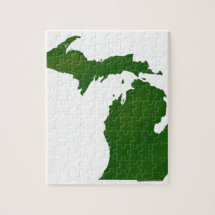 Karta i Michigan Pussel
