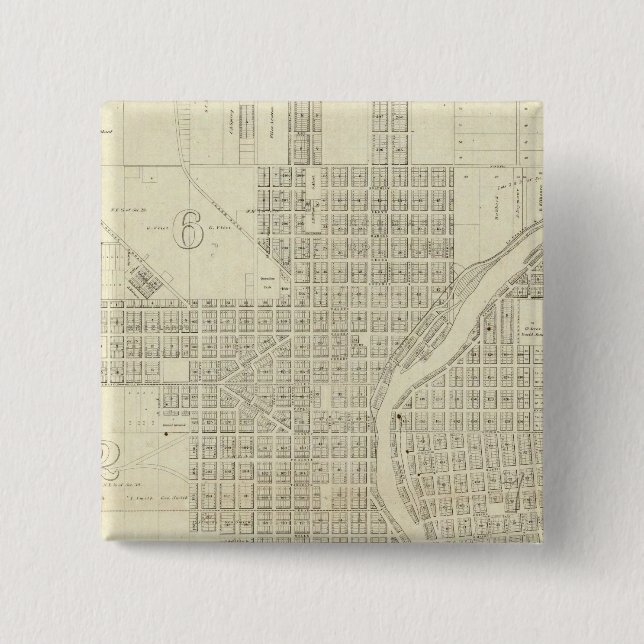 Karta i Milwaukee Knapp (Framsida)