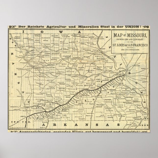 Karta i Missouri 2 Poster (Framsidan)