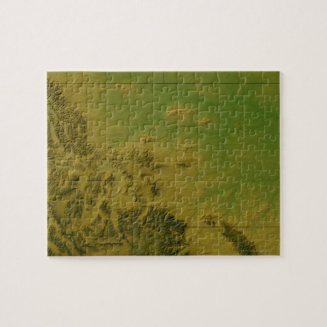 Karta i Montana Pussel (Horisontell)