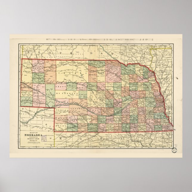 Karta i Nebraska (1902) Poster (Framsidan)
