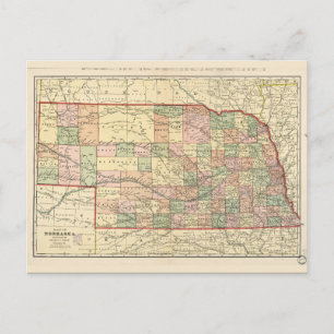 Karta i Nebraska (1902) Vykort