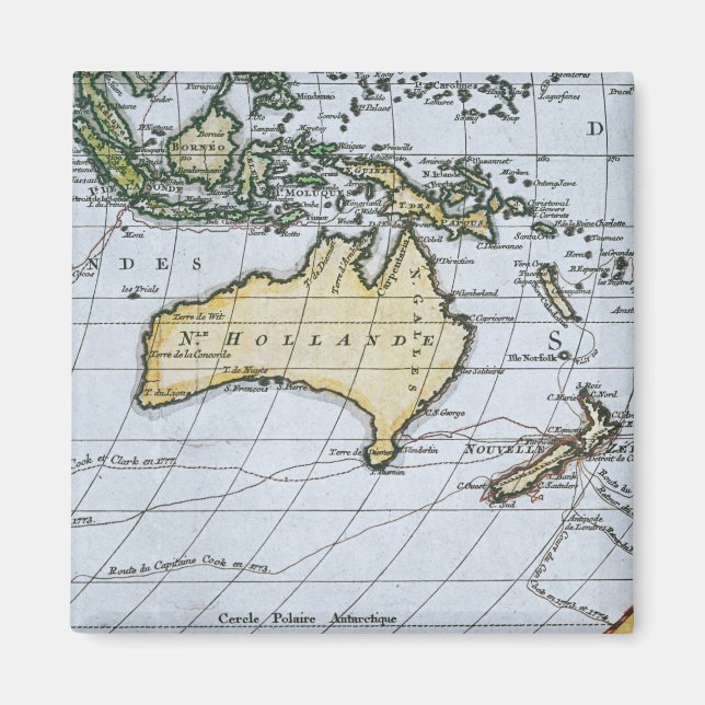 Karta i New Holland Magnet (Framsidan)