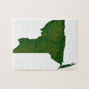 Karta i New York-staten Pussel