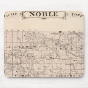 Karta i Noble County Musmatta