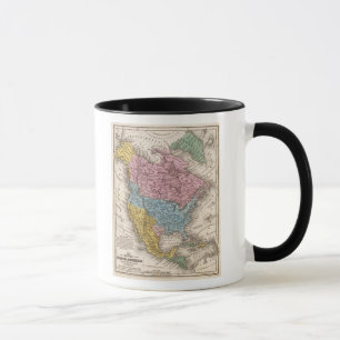 Karta i Nordamerika 2 Mugg