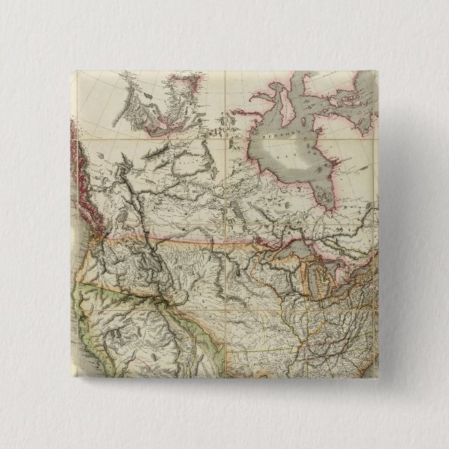 Karta i Nordamerika 4 Knapp (Framsida)