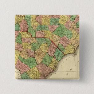 Karta i North och South Carolina Knapp