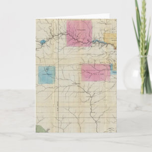 Karta i Östra Kansas Helgkort