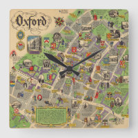 Karta i Oxford, England (British Railways)