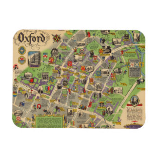 Karta i Oxford, England (British Railways) Magnet