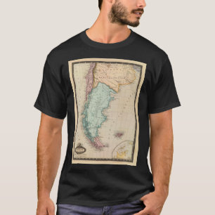 Karta i Patagonia 1860  T Shirt