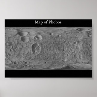 Karta i Phobos Poster