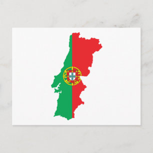 Karta i Portugal Vykort