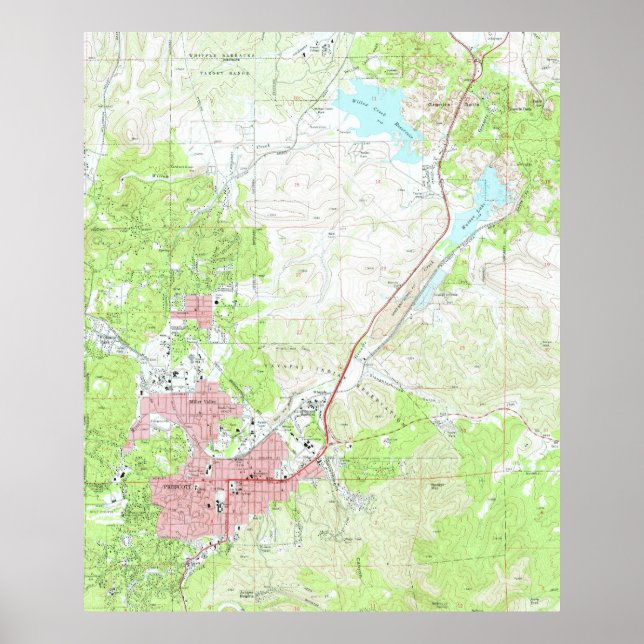 Karta i Prescott Arizona (1973) Poster (Framsidan)