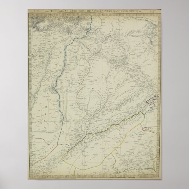 Karta i River Systems Poster (Framsidan)