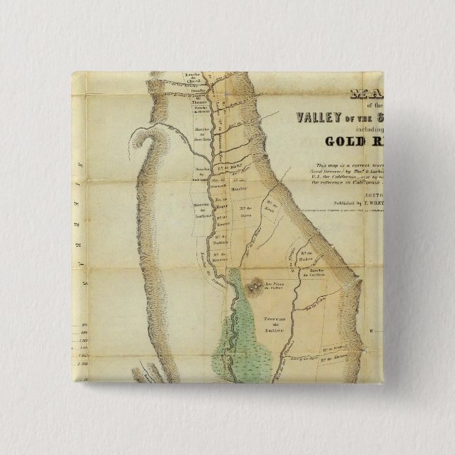 Karta i Sacramento-dalen Knapp (Framsida)