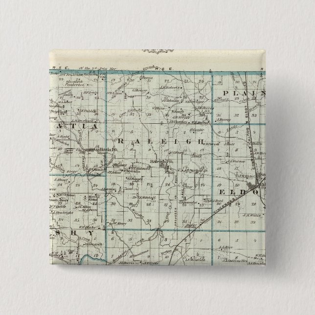 Karta i Saline County Knapp (Framsida)