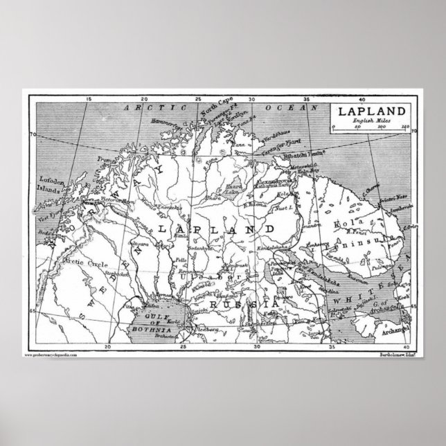 Karta i Sapmi (1906) Poster (Framsidan)