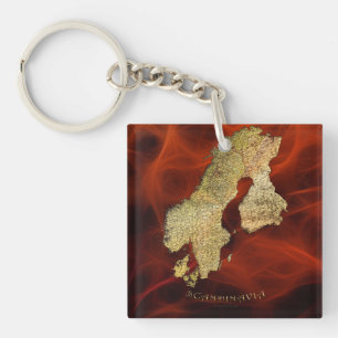 Karta i Skandinavien-kartografi