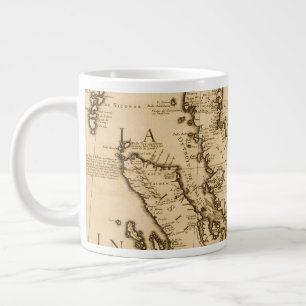 Karta i södra Öster 1687 Jumbo Mugg