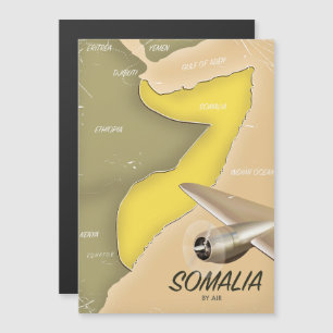 karta i Somalia