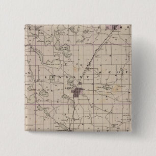 Karta i Steuben County Indiana Knapp