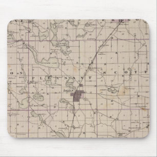 Karta i Steuben County Indiana Musmatta